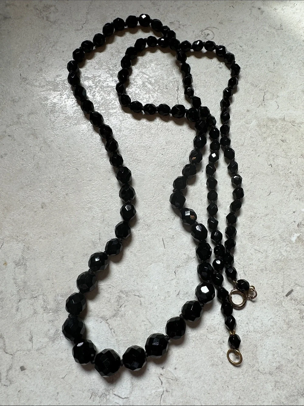 Classic beaded necklaces:  Trifari, Monet, unknown